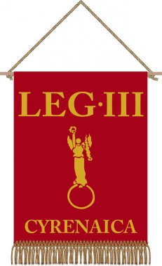 Vektör Lejyon III Cyrenaica standart