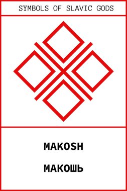 Makosh eski Slav tanrısı sembolü