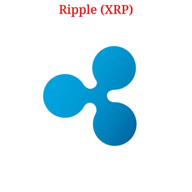Dalgalanma (Xrp) logo vektör