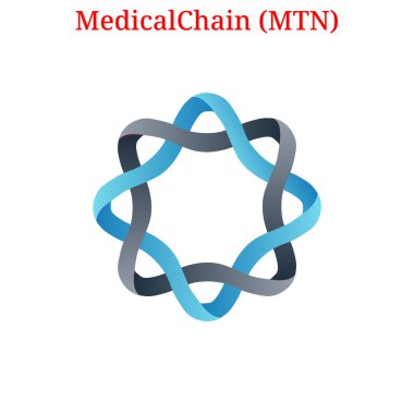 Medicalchain (Mtn) logo vektör