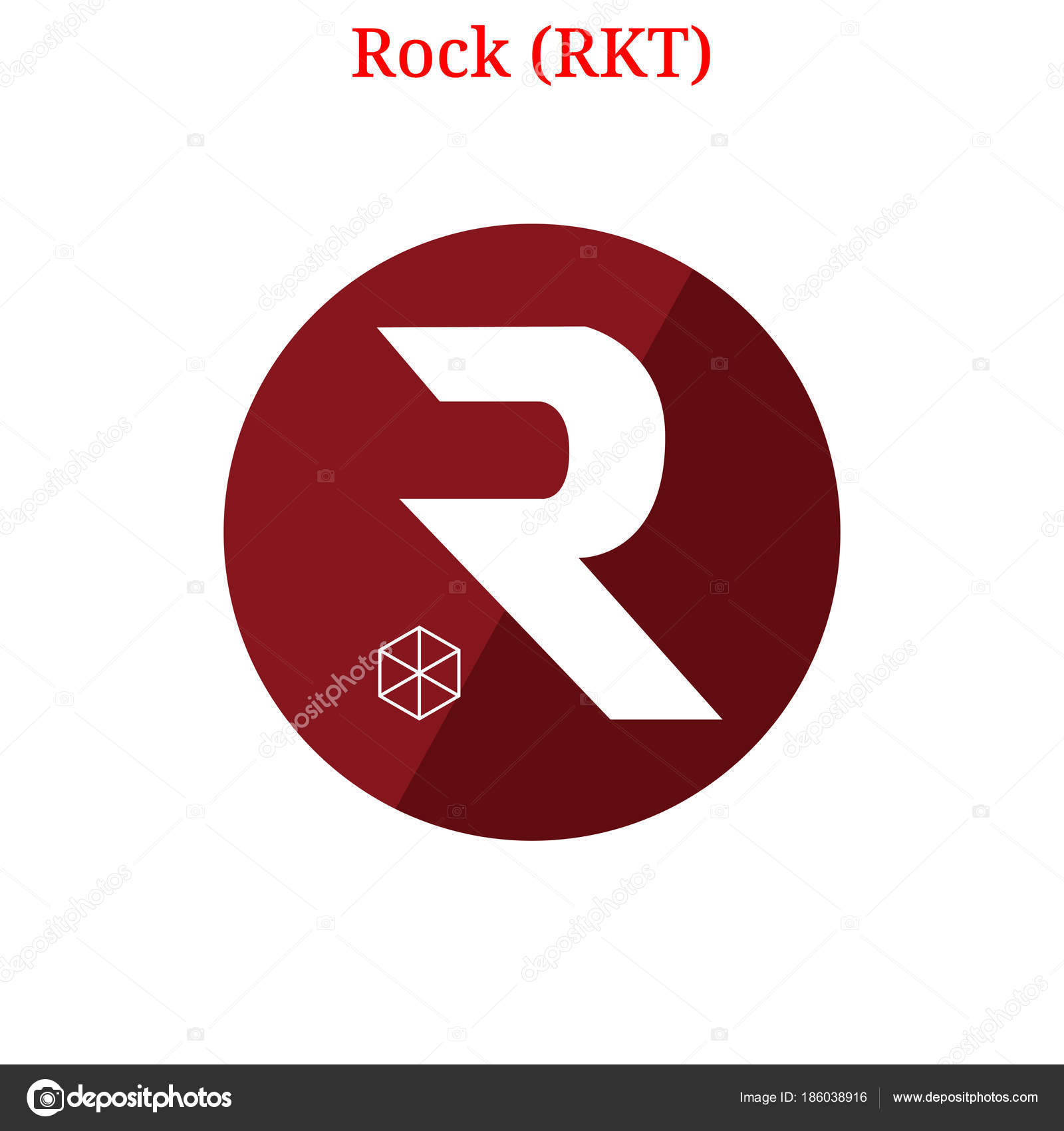 Vector Rock Rkt Logo Vector Image By C Titan81 Vector Stock 186038916