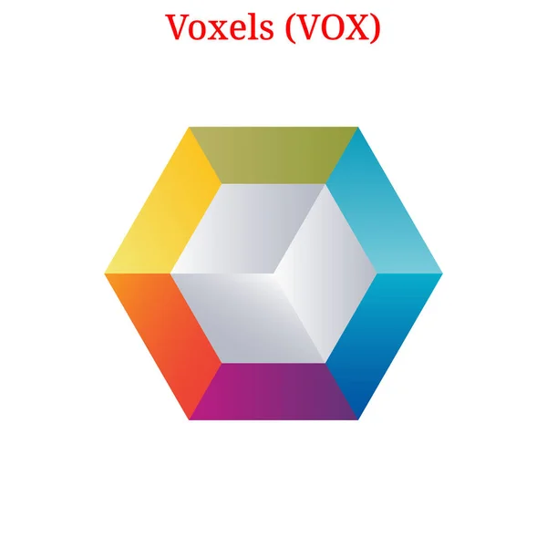 Vector logo de vóxeles (Vox) — Archivo Imágenes Vectoriales