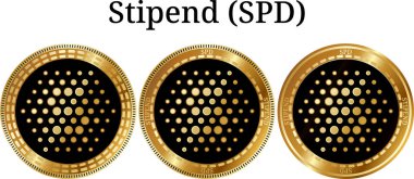 Fiziksel altın madeni para nakit (Spd kümesi)