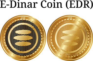 Fiziksel altın sikke E-Dinarı sikke (Edr kümesi)