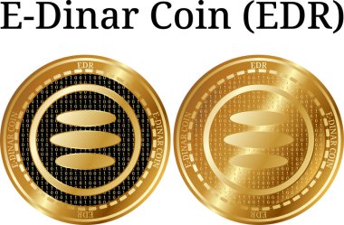 Fiziksel altın sikke E-Dinarı sikke (Edr kümesi)