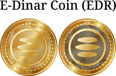 Fiziksel altın sikke E-Dinarı sikke (Edr kümesi)