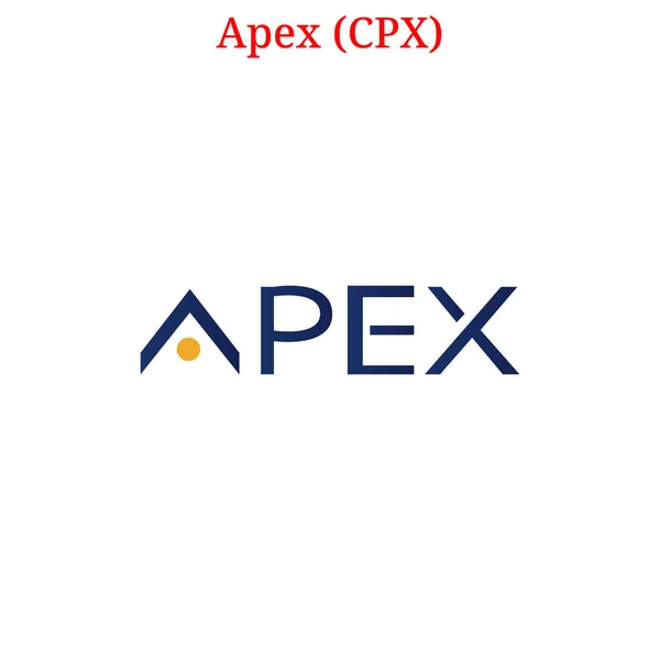 Logotipo do vetor Apex (CPX) — Vetor de Stock