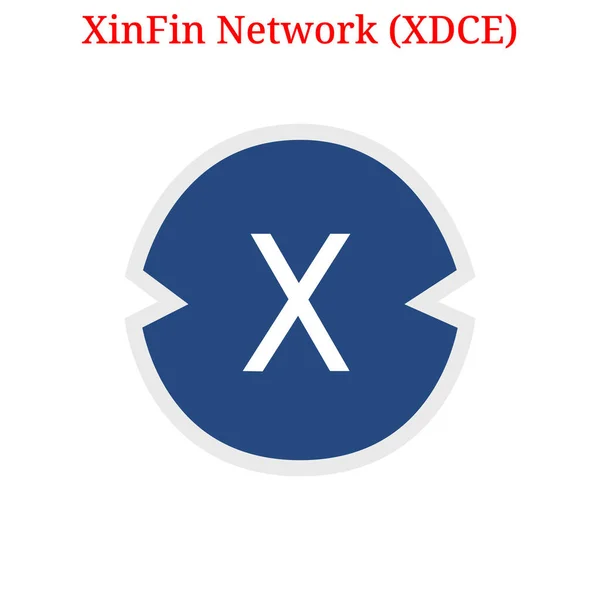Logo de Vector XinFin Network (XDCE) — Archivo Imágenes Vectoriales