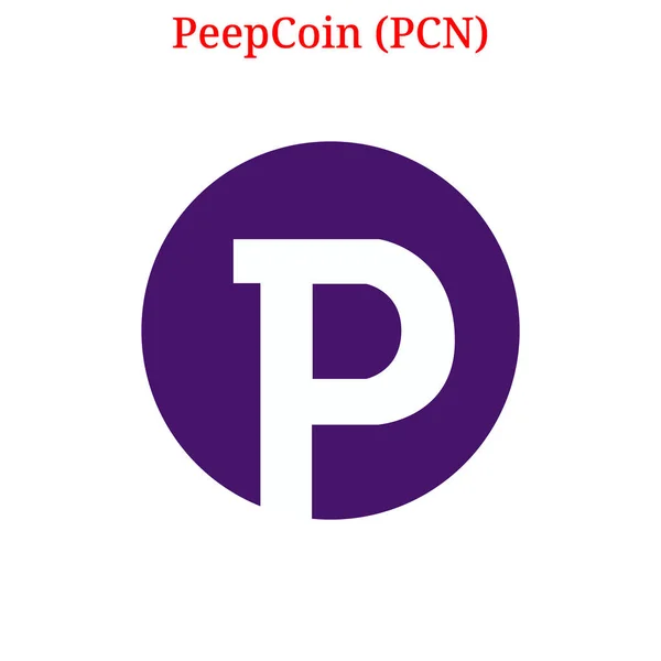 Векторна емблема Peepcoin (Pcn) — стоковий вектор