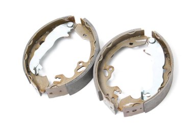 Yeni araçların ayakkabı beyaz arka plan üzerinde kırmak.