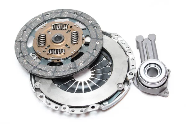 Brand new clutch kit on the white background — Stock Photo, Image