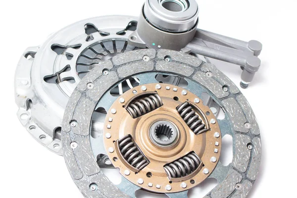 Brand new clutch kit on the white background — Stock Photo, Image