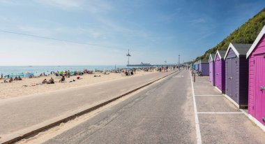 Bournemouth beach, İngiltere