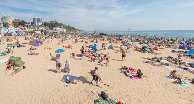 Bournemouth beach, İngiltere