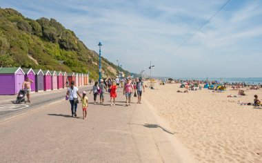 Bournemouth beach, İngiltere