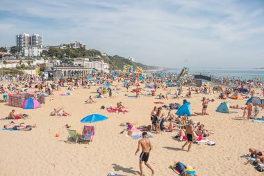 Bournemouth beach, İngiltere