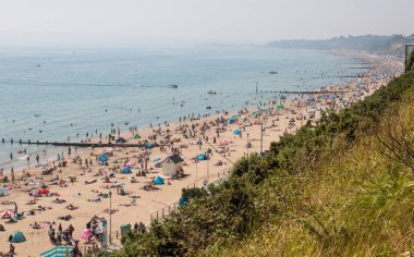 Bournemouth beach, İngiltere