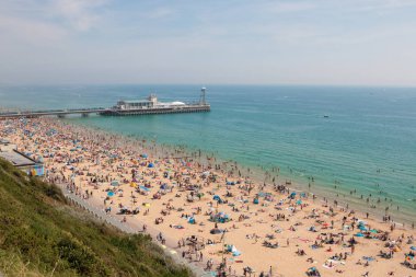 Bournemouth beach, İngiltere