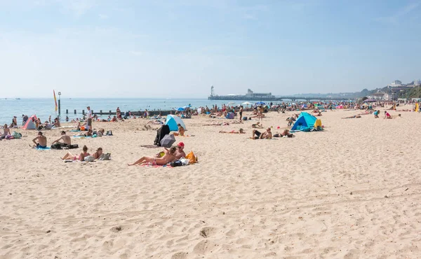 Playa de Bournemouth, Reino Unido — Foto de Stock