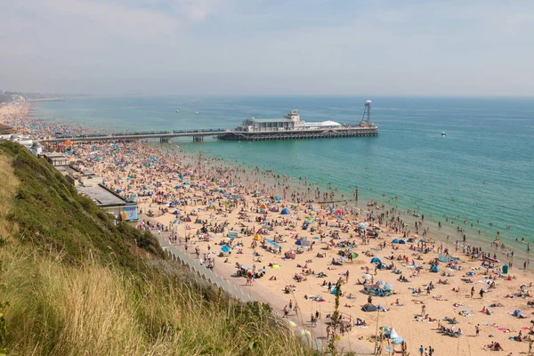 Playa de Bournemouth, Reino Unido — Foto de Stock