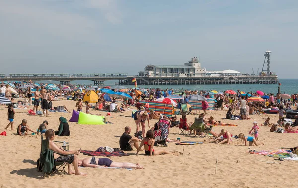 Bournemouth beach, İngiltere