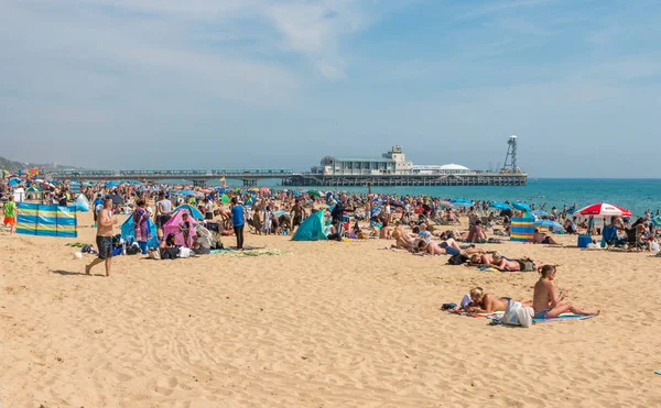 Bournemouth beach, İngiltere