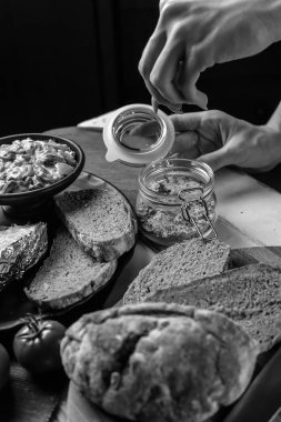 Patates sebze ve mantar ile hazırlanması