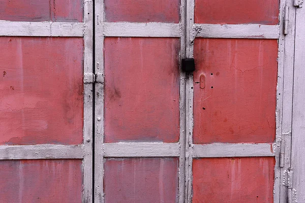 A textura das portas de metal — Fotografia de Stock