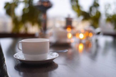 Kafede çay seremonisi