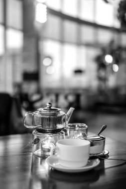 Kafede çay seremonisi