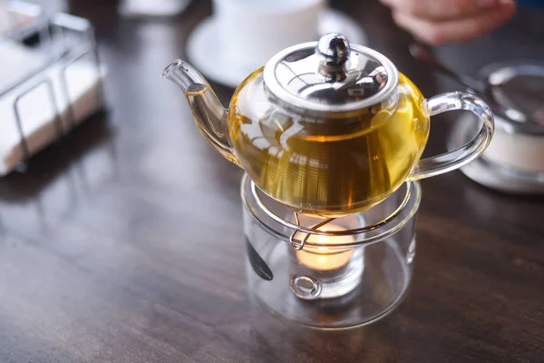 Kafede çay seremonisi