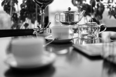 Kafede çay seremonisi