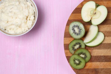 Kahvaltıda meyve püresi