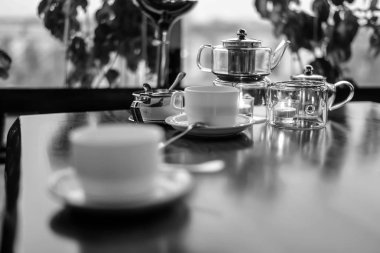 Kafede çay seremonisi