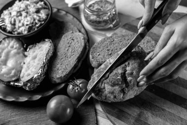 Patates sebze ve mantar ile hazırlanması