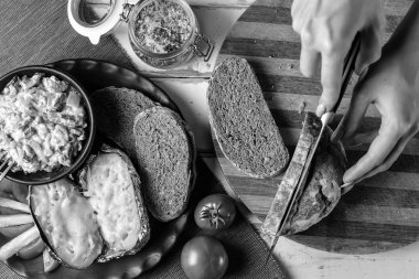 Patates sebze ve mantar ile hazırlanması