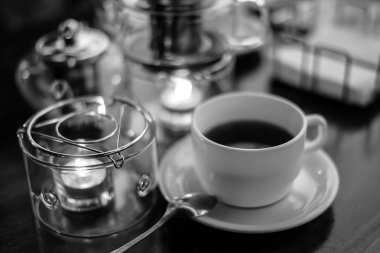 Kafede çay seremonisi