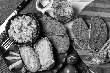 Patates sebze ve mantar ile hazırlanması