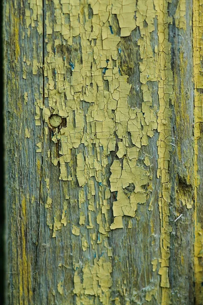 Textur der alten bemalten Holzwand — Stockfoto