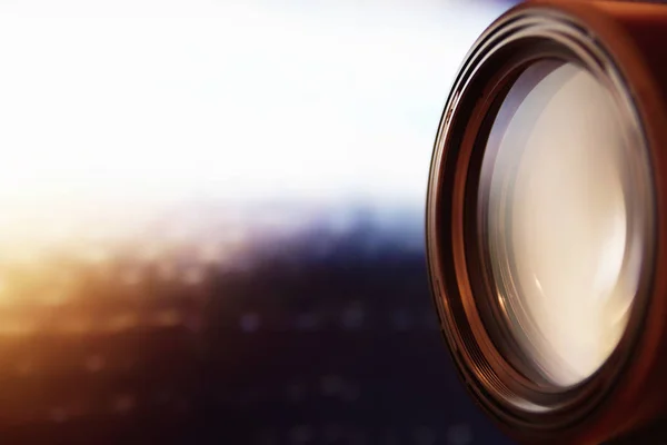 Kamery příslušenství profesionální fotografické objektivy — Stock fotografie
