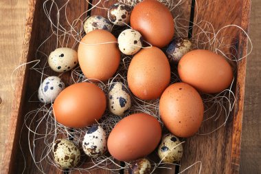Masada köyün yumurtalar. Çiftlikleri ürünleri. Taze foo