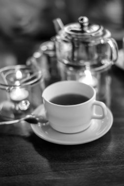 Kafede çay seremonisi