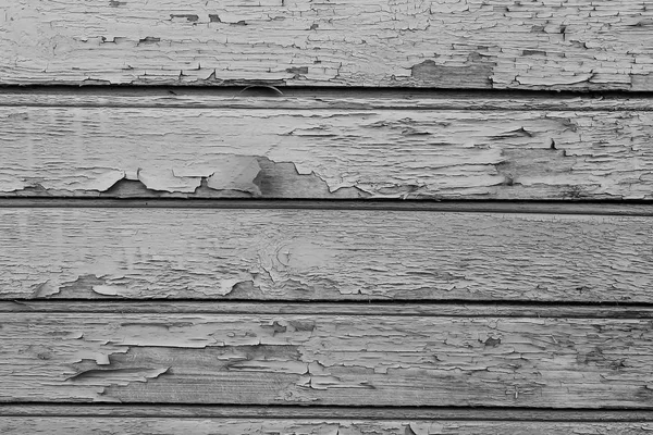 Pintura vieja en una pared de madera seca — Foto de Stock