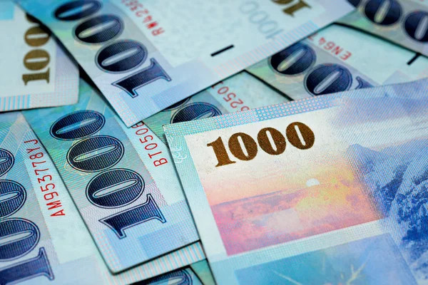 1000 Taiwan Dollars bill — Stock Photo, Image