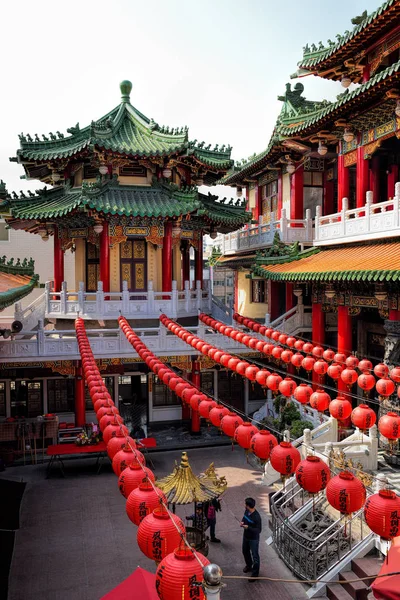 Stary tradycyjnych świątyni Sanfeng — Zdjęcie stockowe