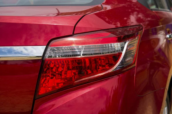 Luzes de freios vermelho carro — Fotografia de Stock
