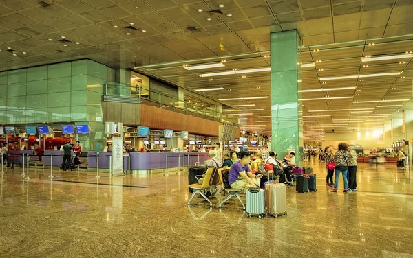 Changi Airport Singapore October 2017 Modern Interior Changi Airport Singapore — Stock Photo, Image