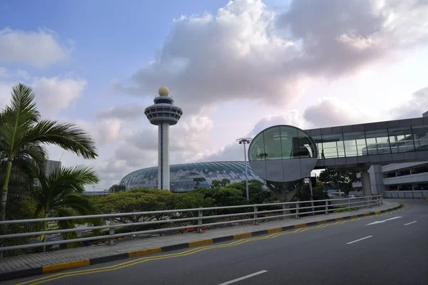 Singapore April 2019 Veduta Esterna Gioiello Torre Controllo Jewel Changi — Foto Stock