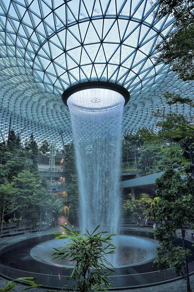 Singapore August 2019 Jewel Changi Airport Ist Eine Mischnutzung Changi — Stockfoto