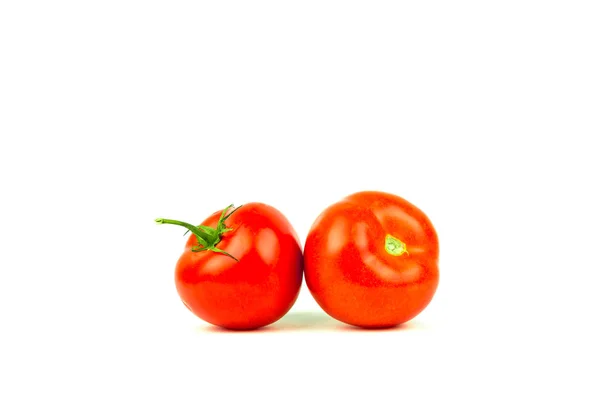 Tomates Rojos Aislados Fondo Blanco — Foto de Stock